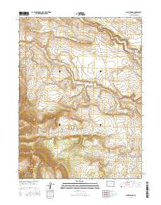 Jack Springs Colorado Current topographic map, 1:24000 scale, 7.5 X 7.5 Minute, Year 2016