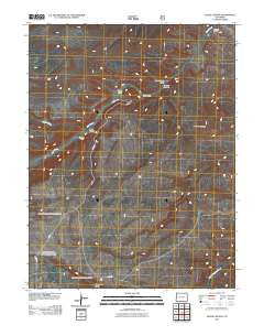 Jacks Canyon Colorado Historical topographic map, 1:24000 scale, 7.5 X 7.5 Minute, Year 2011