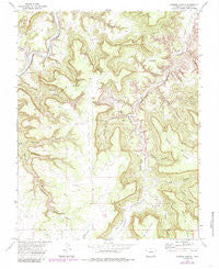 Johnson Canyon Colorado Historical topographic map, 1:24000 scale, 7.5 X 7.5 Minute, Year 1972