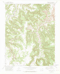Johnson Canyon Colorado Historical topographic map, 1:24000 scale, 7.5 X 7.5 Minute, Year 1972