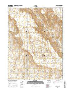 Judson Hills Colorado Current topographic map, 1:24000 scale, 7.5 X 7.5 Minute, Year 2016