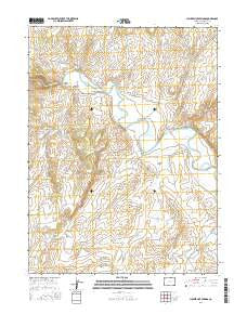Juniper Hot Springs Colorado Current topographic map, 1:24000 scale, 7.5 X 7.5 Minute, Year 2016