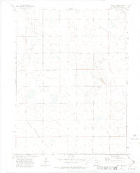 Keota NW Colorado Historical topographic map, 1:24000 scale, 7.5 X 7.5 Minute, Year 1972