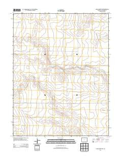 Lake Albert NW Colorado Historical topographic map, 1:24000 scale, 7.5 X 7.5 Minute, Year 2013