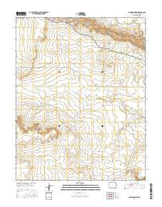 Lambing Spring Colorado Current topographic map, 1:24000 scale, 7.5 X 7.5 Minute, Year 2016