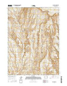 Lang Spring Colorado Current topographic map, 1:24000 scale, 7.5 X 7.5 Minute, Year 2016