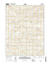 Leroy Colorado Current topographic map, 1:24000 scale, 7.5 X 7.5 Minute, Year 2016