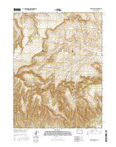 Limestone Hill Colorado Current topographic map, 1:24000 scale, 7.5 X 7.5 Minute, Year 2016