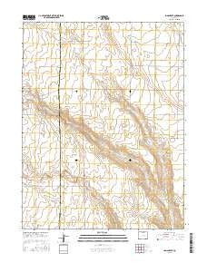 Long Creek Colorado Current topographic map, 1:24000 scale, 7.5 X 7.5 Minute, Year 2016