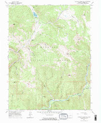 Matchless Mountain Colorado Historical topographic map, 1:24000 scale, 7.5 X 7.5 Minute, Year 1967