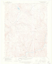 Matchless Mountain Colorado Historical topographic map, 1:24000 scale, 7.5 X 7.5 Minute, Year 1967