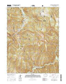 Matchless Mountain Colorado Current topographic map, 1:24000 scale, 7.5 X 7.5 Minute, Year 2016