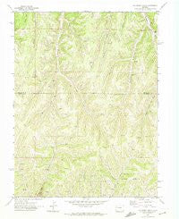 McCarthy Gulch Colorado Historical topographic map, 1:24000 scale, 7.5 X 7.5 Minute, Year 1971