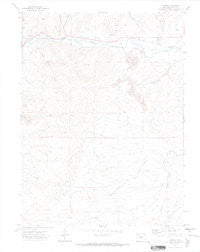 Milner Colorado Historical topographic map, 1:24000 scale, 7.5 X 7.5 Minute, Year 1971