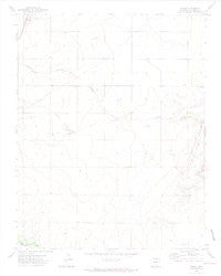 Model Colorado Historical topographic map, 1:24000 scale, 7.5 X 7.5 Minute, Year 1971