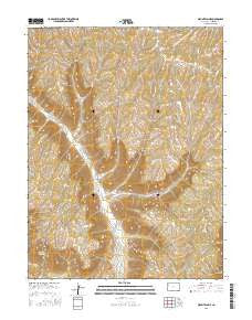 Mount Blaine Colorado Current topographic map, 1:24000 scale, 7.5 X 7.5 Minute, Year 2016