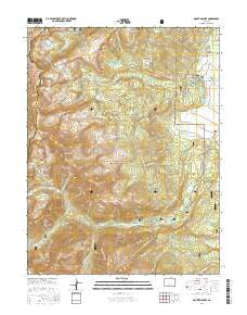Mount Massive Colorado Current topographic map, 1:24000 scale, 7.5 X 7.5 Minute, Year 2016