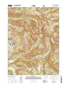 Mount Zirkel Colorado Current topographic map, 1:24000 scale, 7.5 X 7.5 Minute, Year 2016