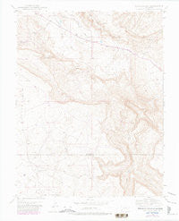 Naturita NW Colorado Historical topographic map, 1:24000 scale, 7.5 X 7.5 Minute, Year 1948