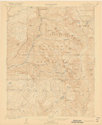 Needle Mountains Colorado Historical topographic map, 1:62500 scale, 15 X 15 Minute, Year 1902