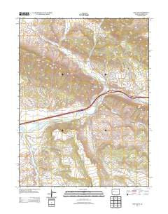 New Castle Colorado Historical topographic map, 1:24000 scale, 7.5 X 7.5 Minute, Year 2013