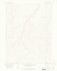 Ninemile Gap Colorado Historical topographic map, 1:24000 scale, 7.5 X 7.5 Minute, Year 1966