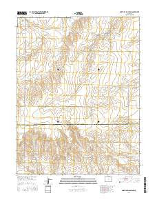 North of Big Spring Colorado Current topographic map, 1:24000 scale, 7.5 X 7.5 Minute, Year 2016