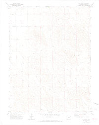 Old Baldy Colorado Historical topographic map, 1:24000 scale, 7.5 X 7.5 Minute, Year 1971