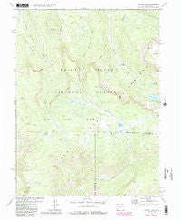 Oyster Lake Colorado Historical topographic map, 1:24000 scale, 7.5 X 7.5 Minute, Year 1977