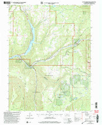 Paonia Reservoir Colorado Historical topographic map, 1:24000 scale, 7.5 X 7.5 Minute, Year 2001
