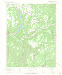 Paonia Reservoir Colorado Historical topographic map, 1:24000 scale, 7.5 X 7.5 Minute, Year 1964