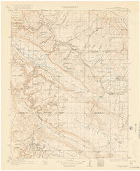 Paradox Valley Colorado Historical topographic map, 1:125000 scale, 30 X 30 Minute, Year 1922