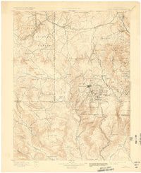 Pikes Peak Colorado Historical topographic map, 1:125000 scale, 30 X 30 Minute, Year 1901