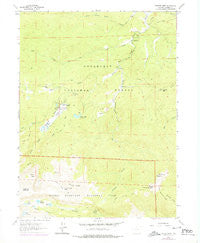 Pingree Park Colorado Historical topographic map, 1:24000 scale, 7.5 X 7.5 Minute, Year 1962