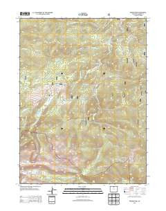 Pingree Park Colorado Historical topographic map, 1:24000 scale, 7.5 X 7.5 Minute, Year 2013