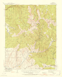 Pitkin Colorado Historical topographic map, 1:62500 scale, 15 X 15 Minute, Year 1941