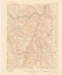 Platte Canyon Colorado Historical topographic map, 1:125000 scale, 30 X 30 Minute, Year 1893
