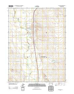 Platteville Colorado Historical topographic map, 1:24000 scale, 7.5 X 7.5 Minute, Year 2013