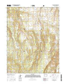 Poison Draw Colorado Current topographic map, 1:24000 scale, 7.5 X 7.5 Minute, Year 2016