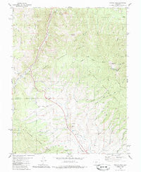 Poncha Pass Colorado Historical topographic map, 1:24000 scale, 7.5 X 7.5 Minute, Year 1980