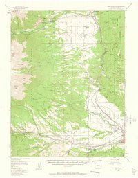 Poncha Springs Colorado Historical topographic map, 1:62500 scale, 15 X 15 Minute, Year 1956