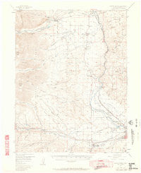 Poncha Springs Colorado Historical topographic map, 1:62500 scale, 15 X 15 Minute, Year 1956