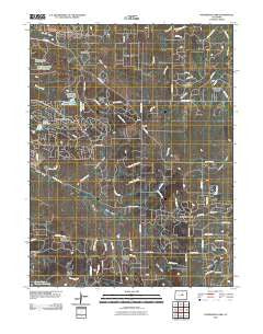 Ponderosa Park Colorado Historical topographic map, 1:24000 scale, 7.5 X 7.5 Minute, Year 2010