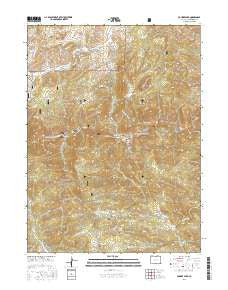 Poudre Park Colorado Current topographic map, 1:24000 scale, 7.5 X 7.5 Minute, Year 2016