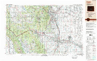 Pueblo Colorado Historical topographic map, 1:250000 scale, 1 X 2 Degree, Year 1989