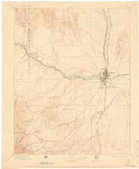 Pueblo Colorado Historical topographic map, 1:125000 scale, 30 X 30 Minute, Year 1897