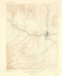 Pueblo Colorado Historical topographic map, 1:125000 scale, 30 X 30 Minute, Year 1897