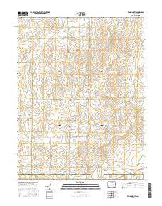 Ramah North Colorado Current topographic map, 1:24000 scale, 7.5 X 7.5 Minute, Year 2016