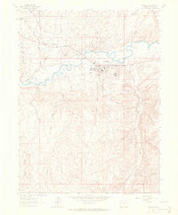 Rangely Colorado Historical topographic map, 1:24000 scale, 7.5 X 7.5 Minute, Year 1962