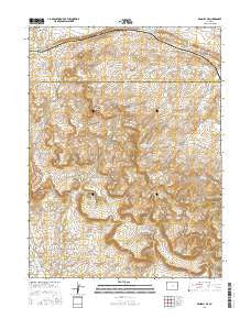 Rangely NE Colorado Current topographic map, 1:24000 scale, 7.5 X 7.5 Minute, Year 2016